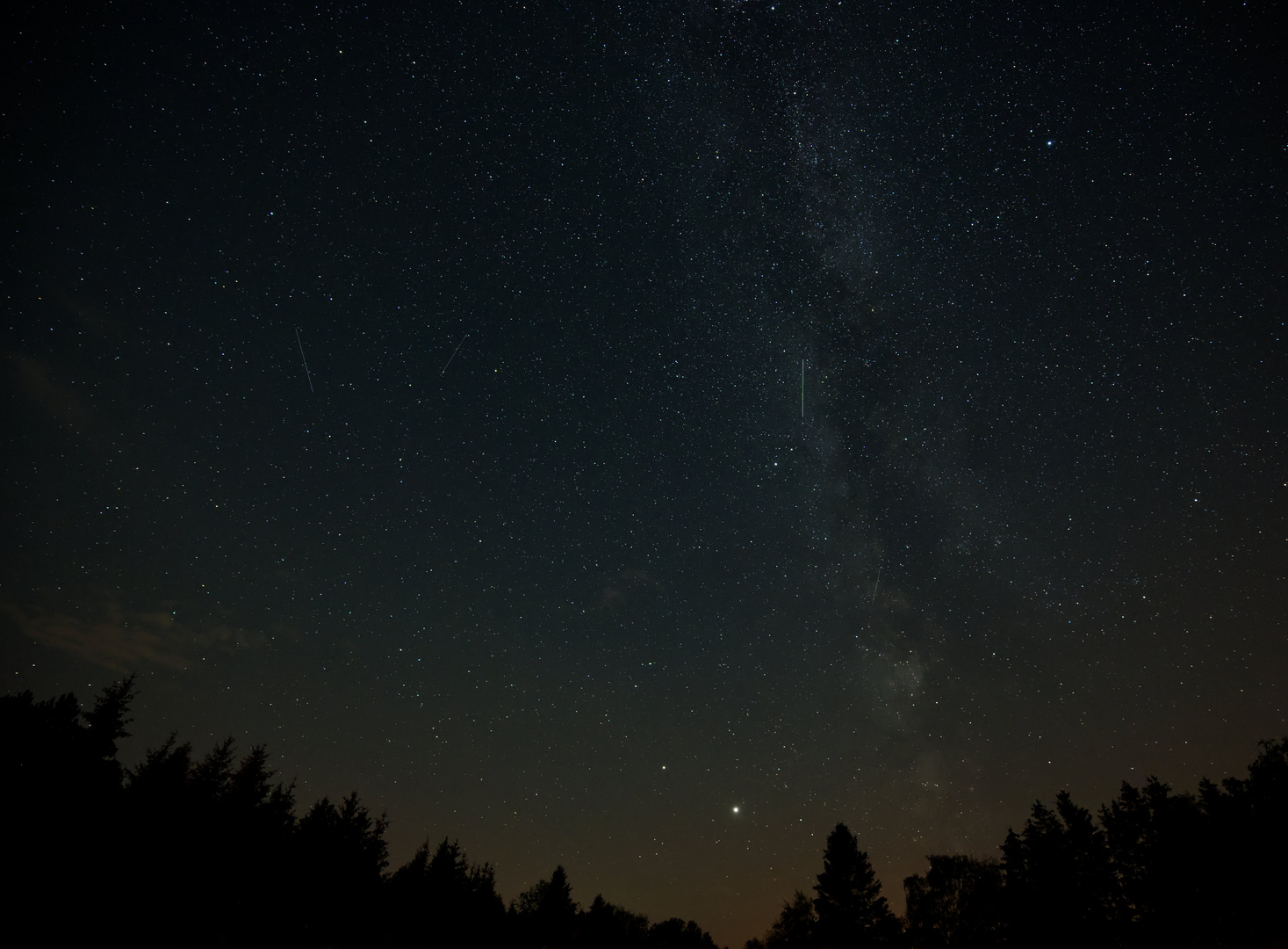 Milchstrasse, Jupiter & Saturn