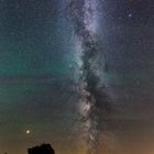 Milchstrasse, Mars und Airglow