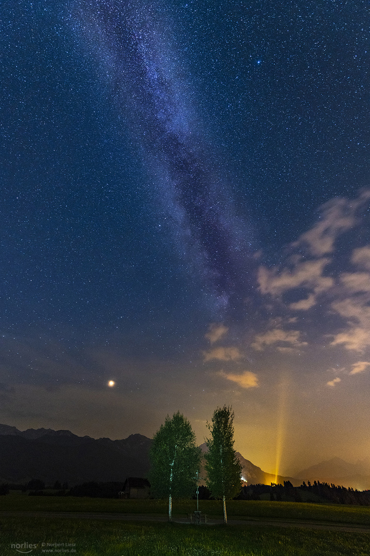 Milchstraße über dem Allgäu Foto & Bild | deutschland, europe, bayern
