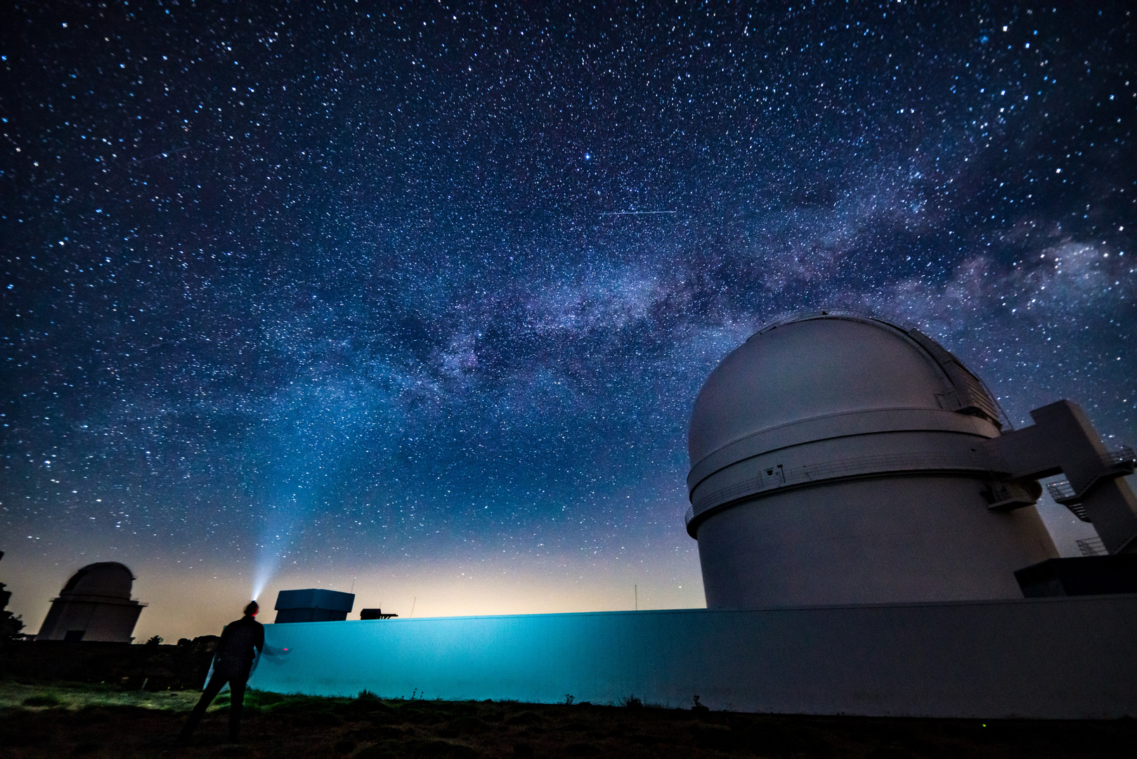 Milchstraße über dem Calar Alto Observatorium