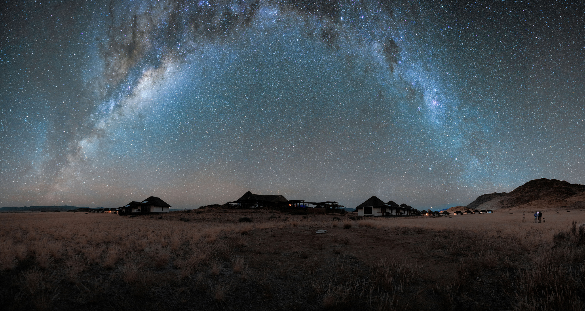 Milchstrasse über dem Namib Tsaris Natur Reservat