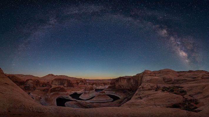 Milchstraße über dem Reflection Canyon