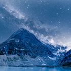 Milchstraße über dem Steingletscher am Sustenpass