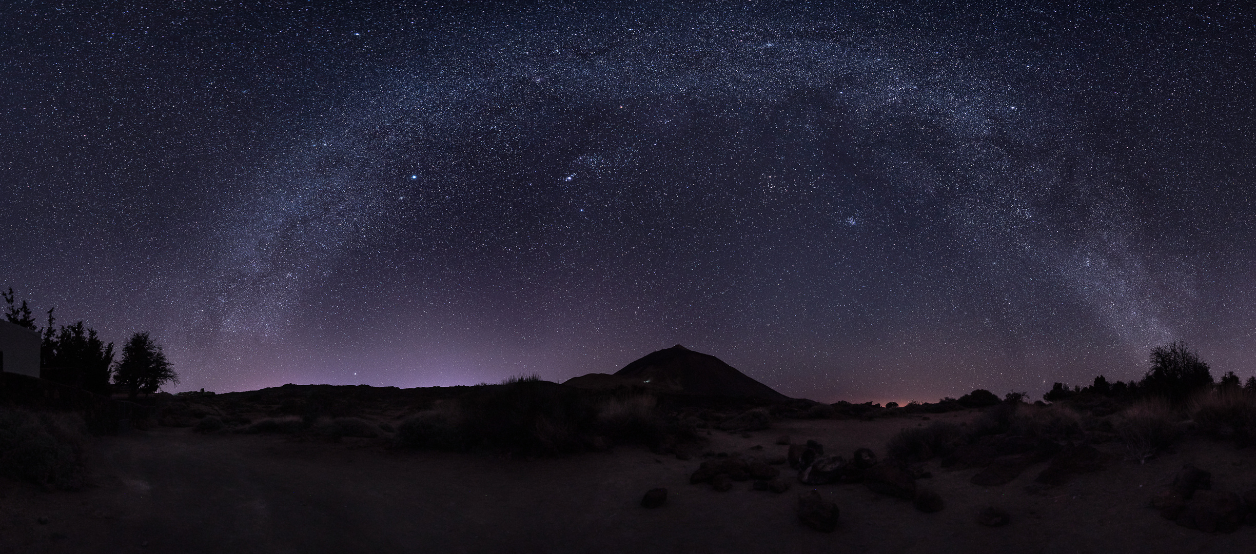 Milchstraße über dem Teide