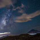 Milchstrasse  über dem Teide  (Teneriffa)