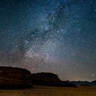 Milchstraße über dem Wadi Rum