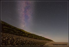 Milchstrasse über den Dünen von Wangerooge