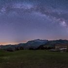 Milchstraße über den Ostschweizer Alpen