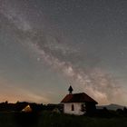 Milchstrasse über der Schutzengelkapelle