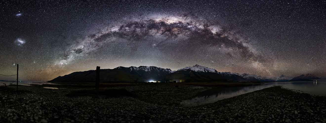 Milchstraße über Mount Cook