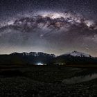 Milchstraße über Mount Cook