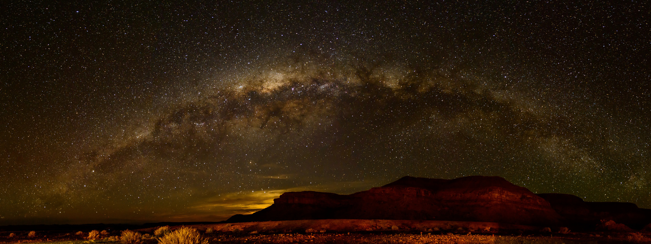 Milchstrasse über Namibia