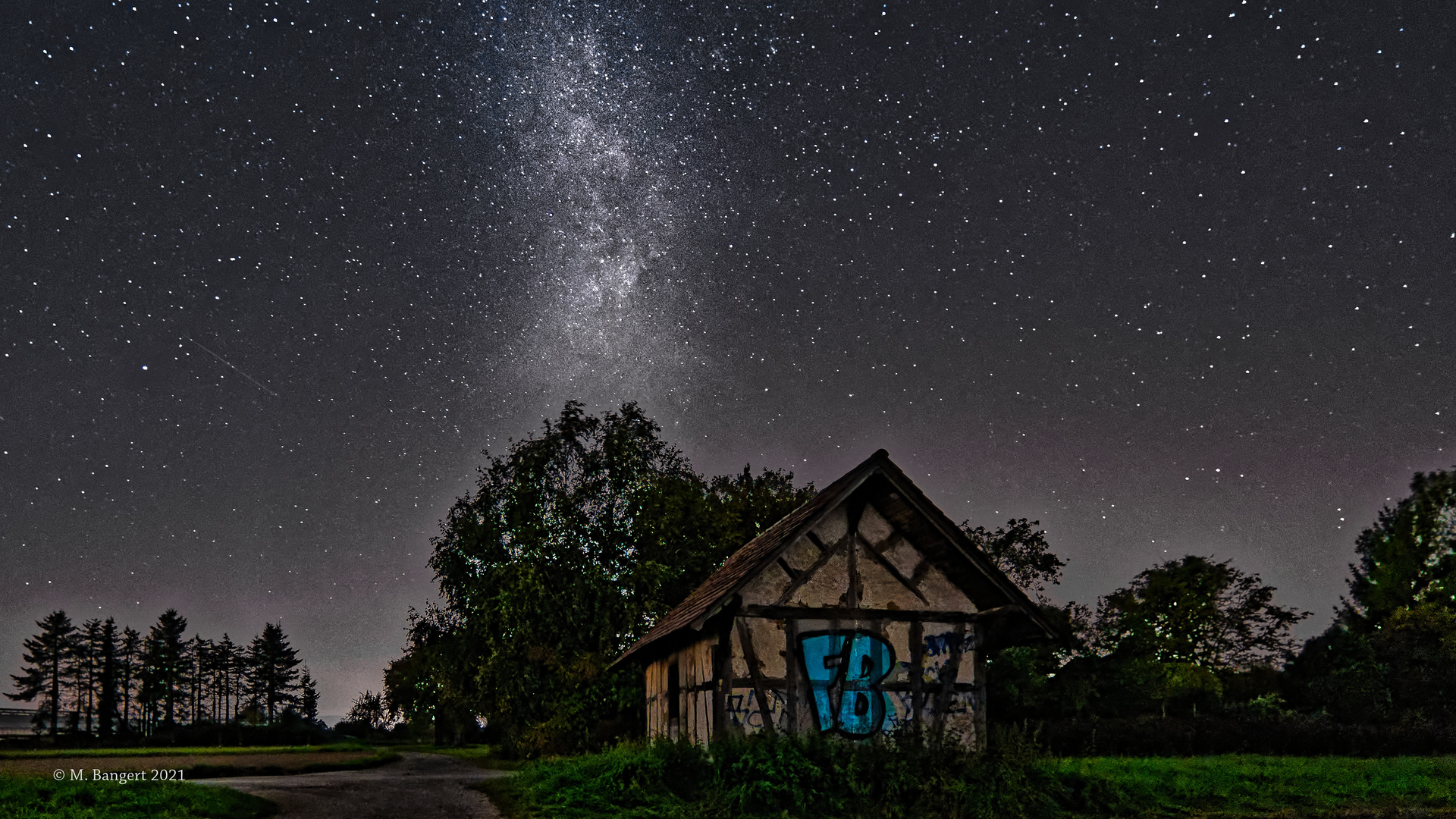 Milchstrasse und Schäferhütte