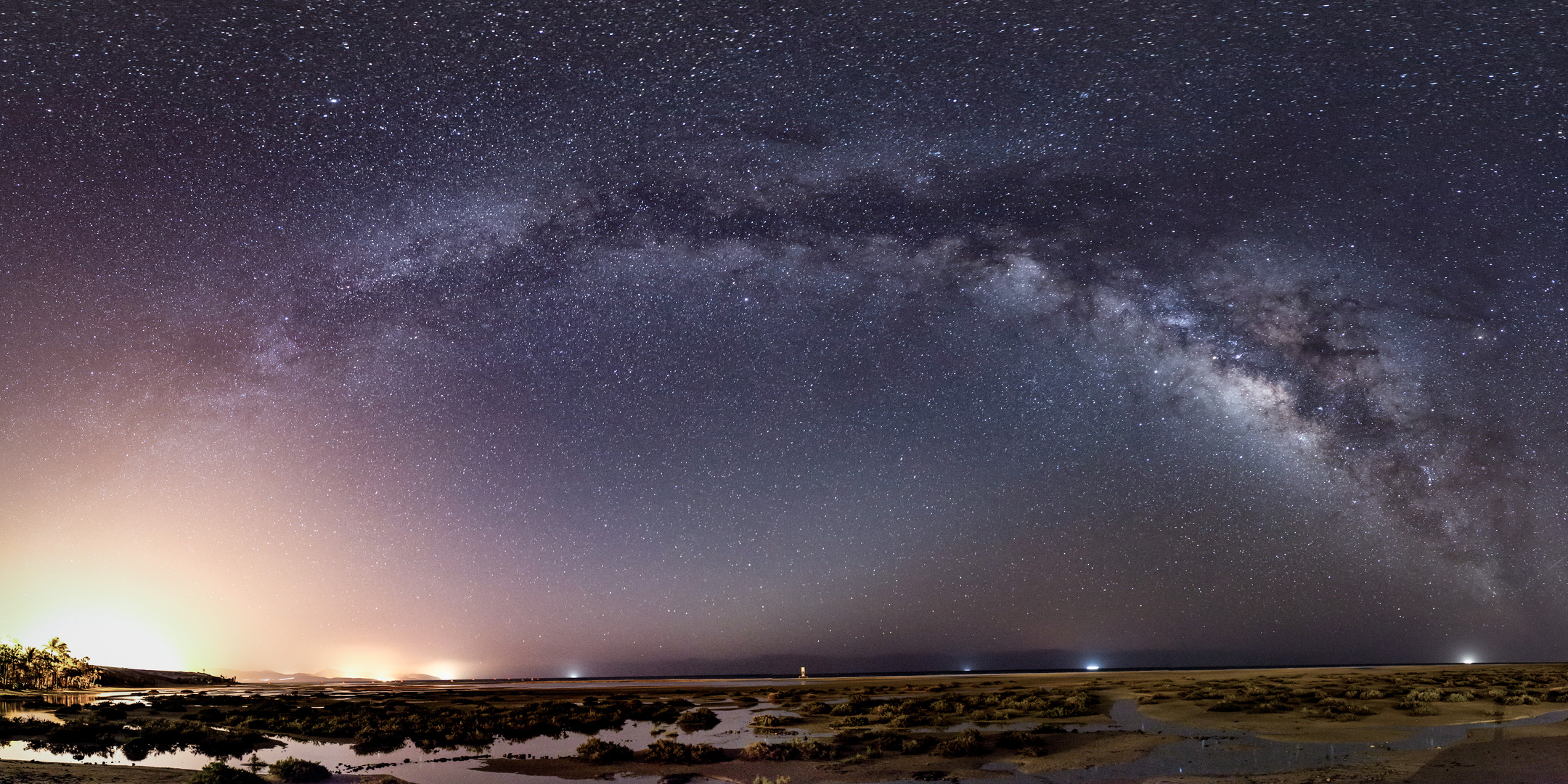 Milchstraßenpanorama über Fuerteventura