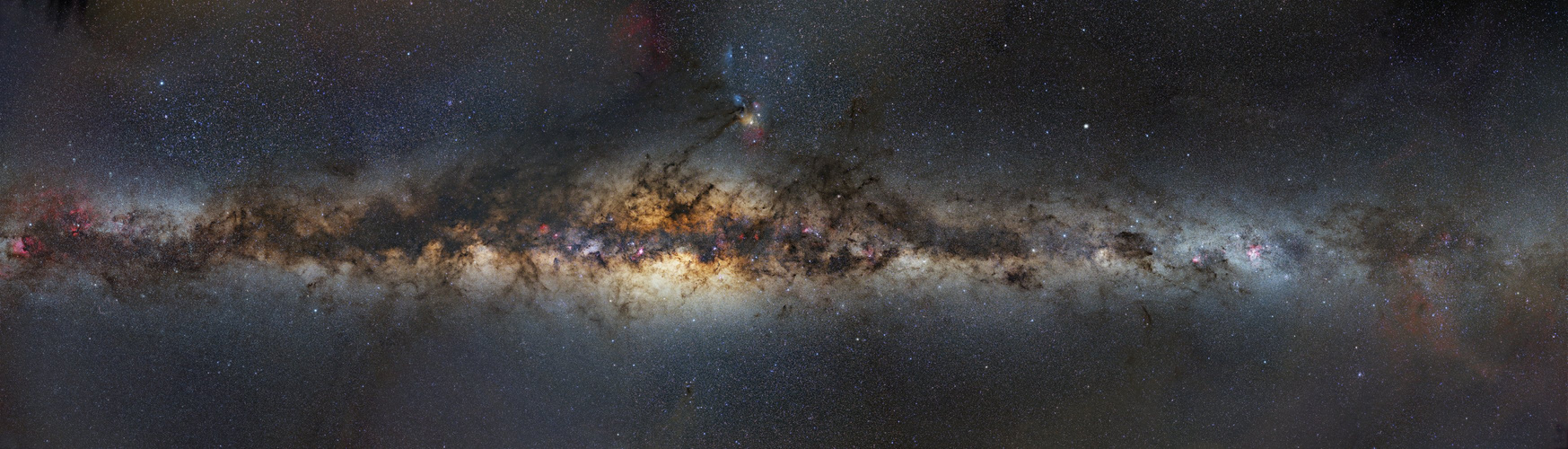 Milchstraßenpanorama vom Cygnus bis Vela