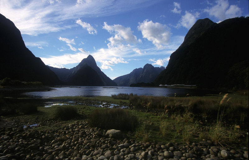 Milford Sound am späten Nachmittag