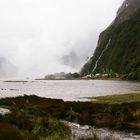 Milford Sound bei Regen