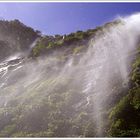 Milford Sound waterfall