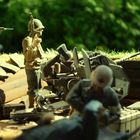 Militärdiorama - 2cm Flaknest