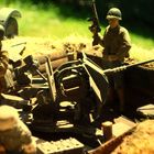 Militärdiorama - Flaknest mit 2cm leichte Flak