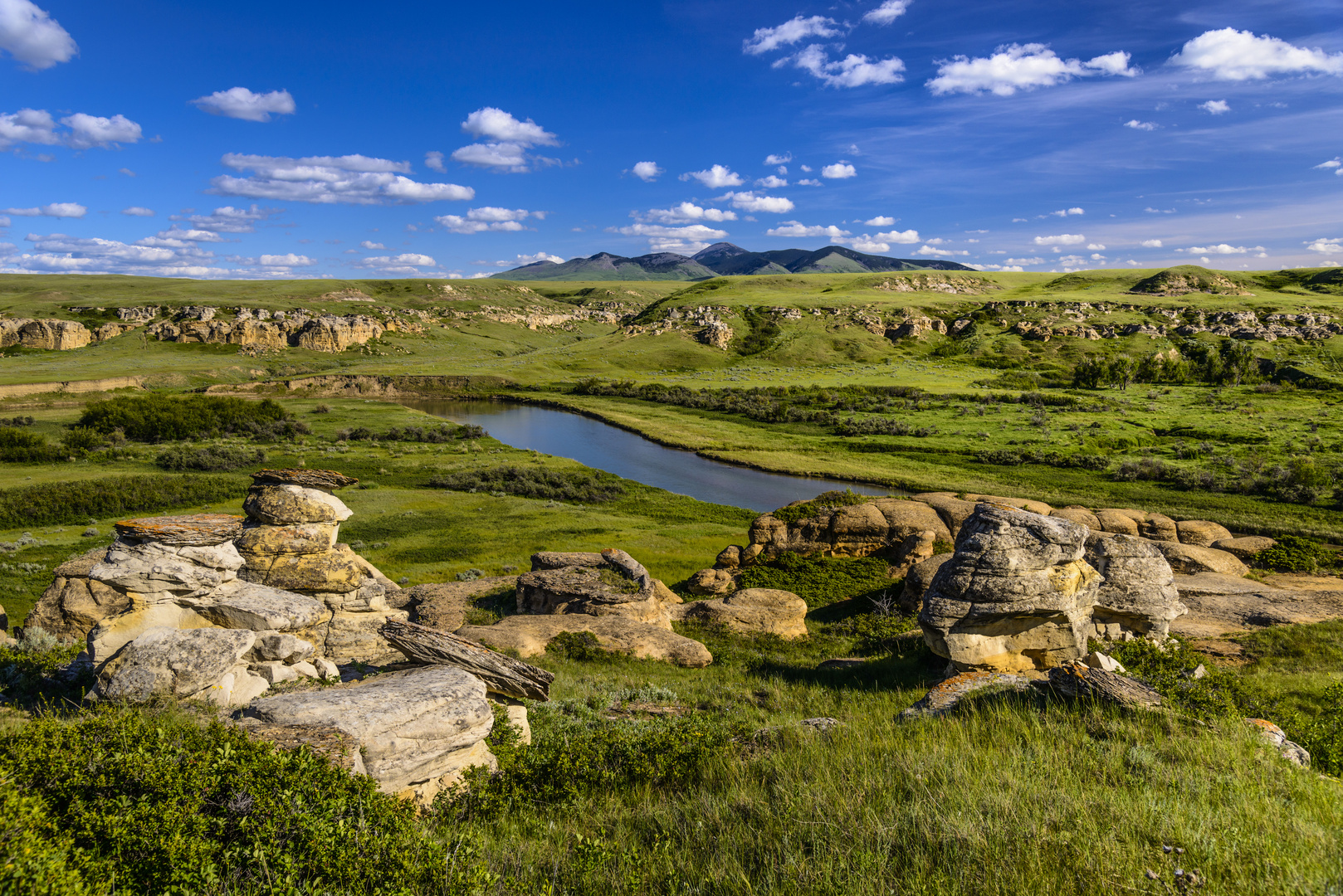 Milk River 1, Writing-on-Stone PP, Alberta, Kanada