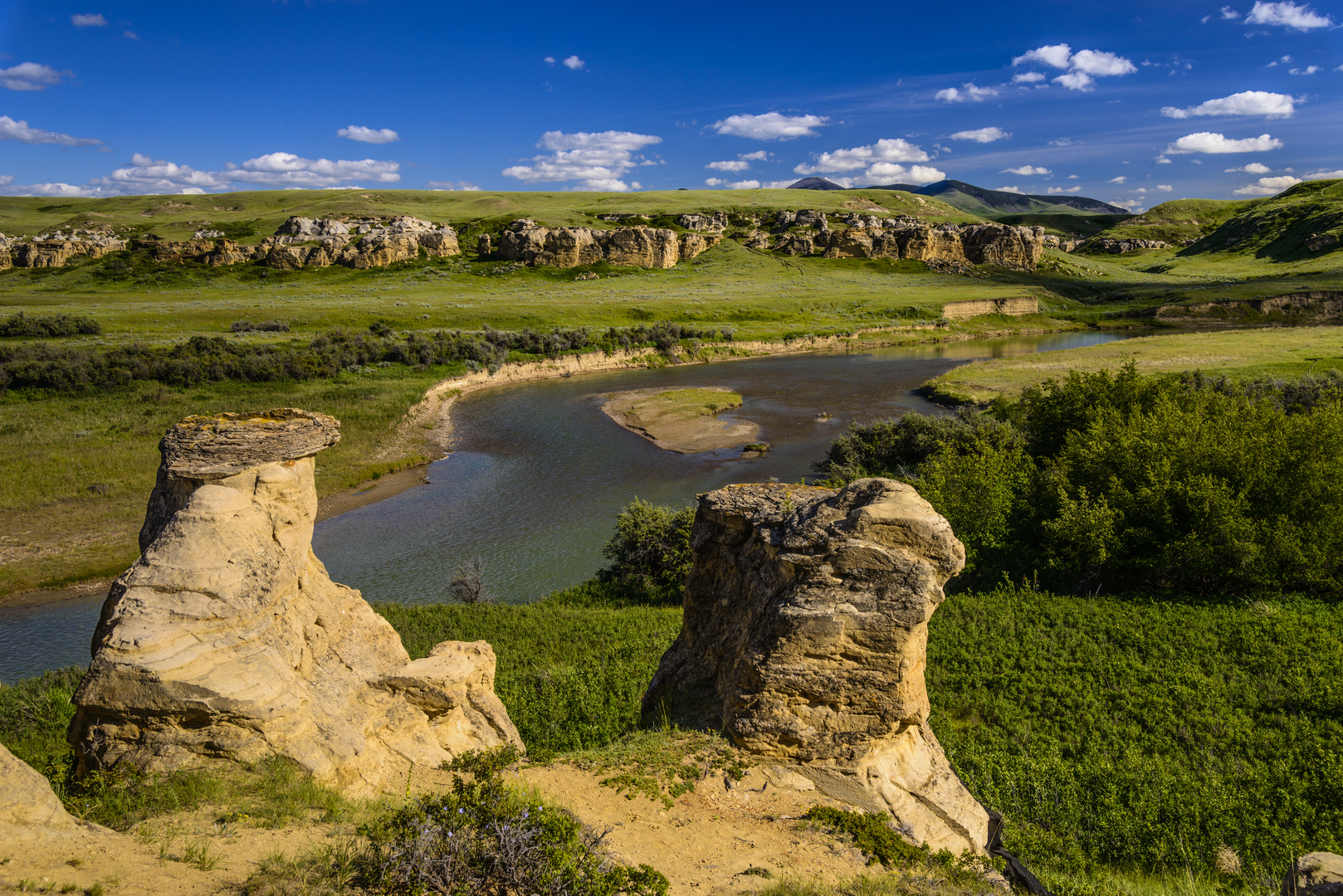 Milk River 2, Writing-on-Stone PP, Alberta, Kanada