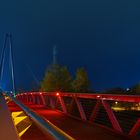 MILKA Brücke in der Nacht