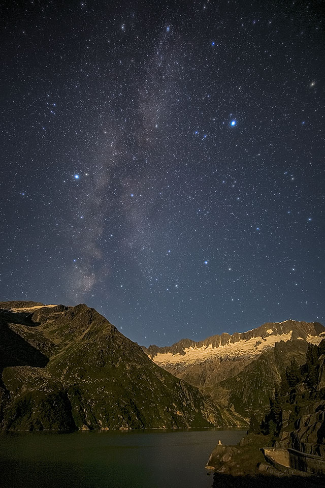 Milky way am Göscheneralpsee