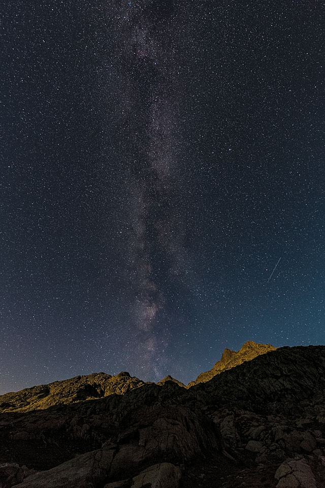 Milky way am Gotthardpass