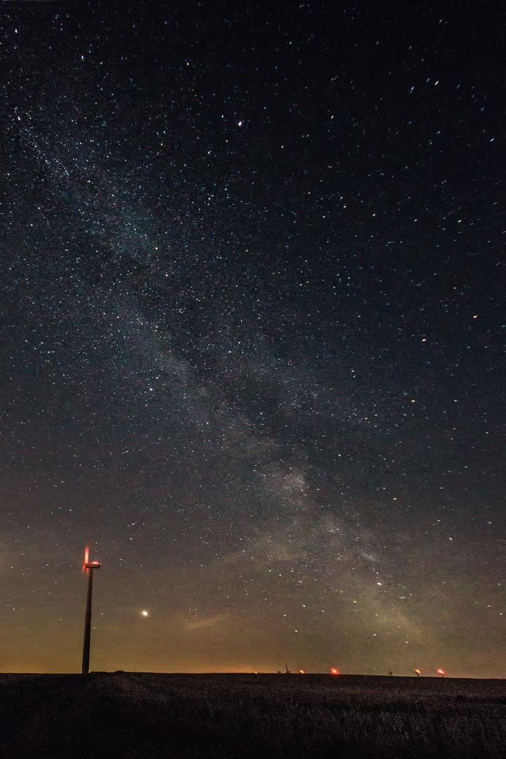 Milky Way and Mars