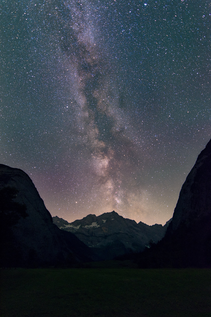 Milky Way at Großer Ahornboden