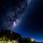 Milky way at Mt Hutt Lodge, Windwhistle, New Zealand