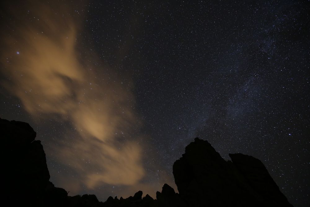 Milky way auf Teneriffa