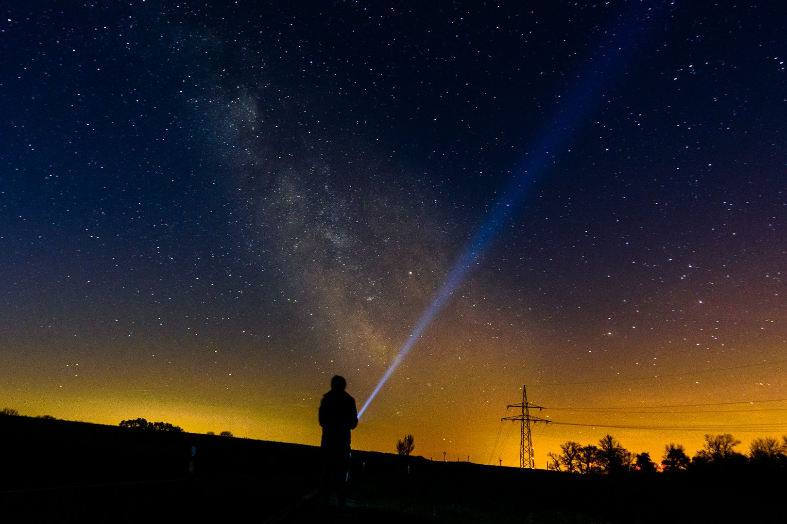 Milky Way before the sunrise