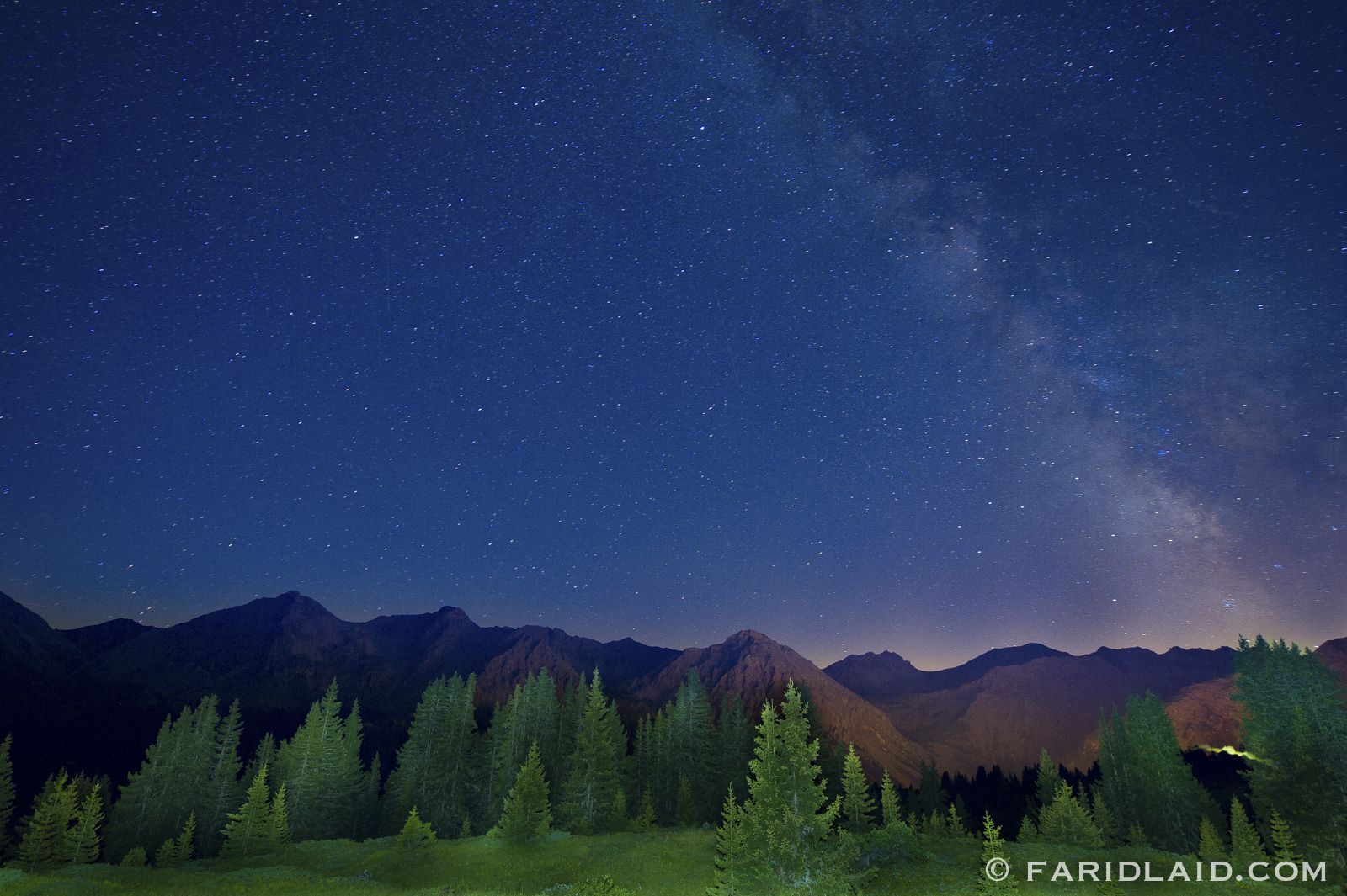 Milky way in Arosa