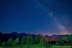 Milky way in Arosa