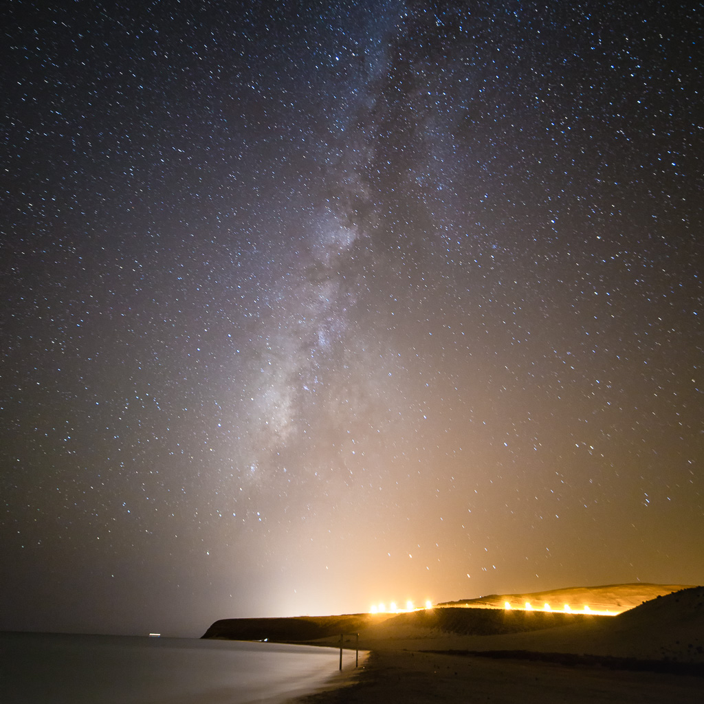 Milky Way on the beach Vers. 2