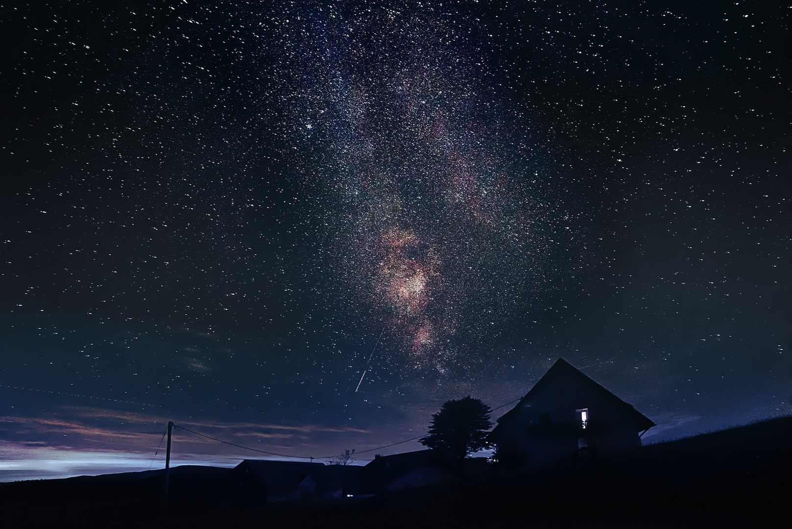 Milky Way over Black Forest