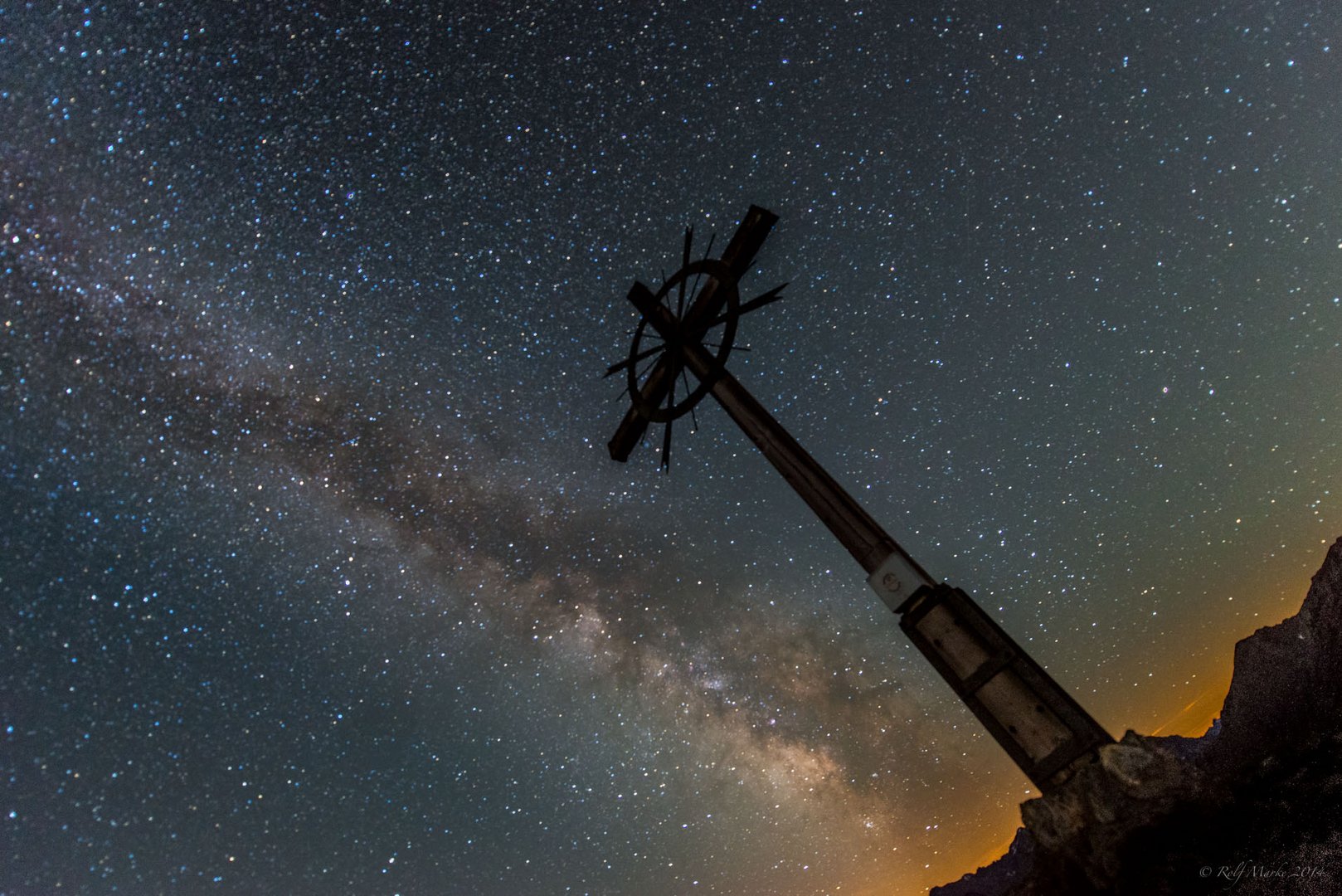 Milky way over Galtjoch