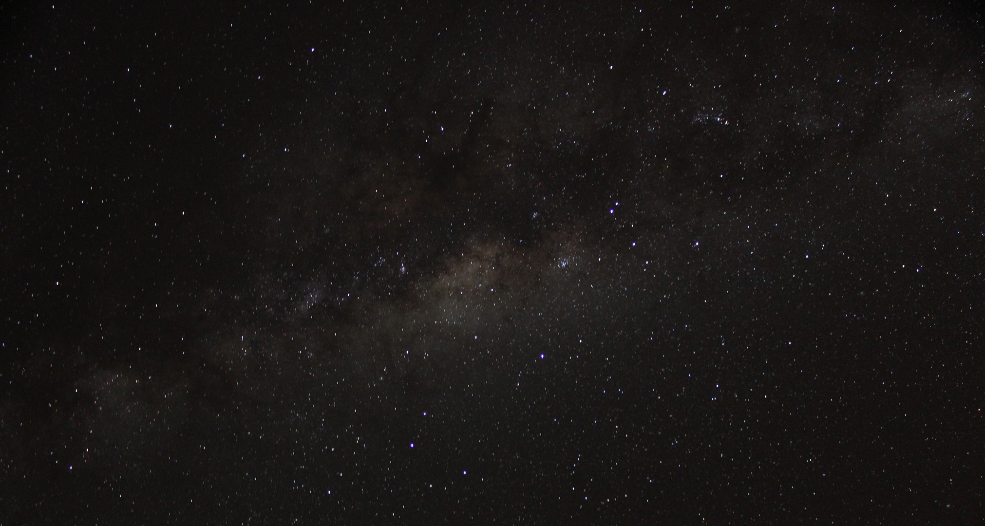 Milky way over La Reunion