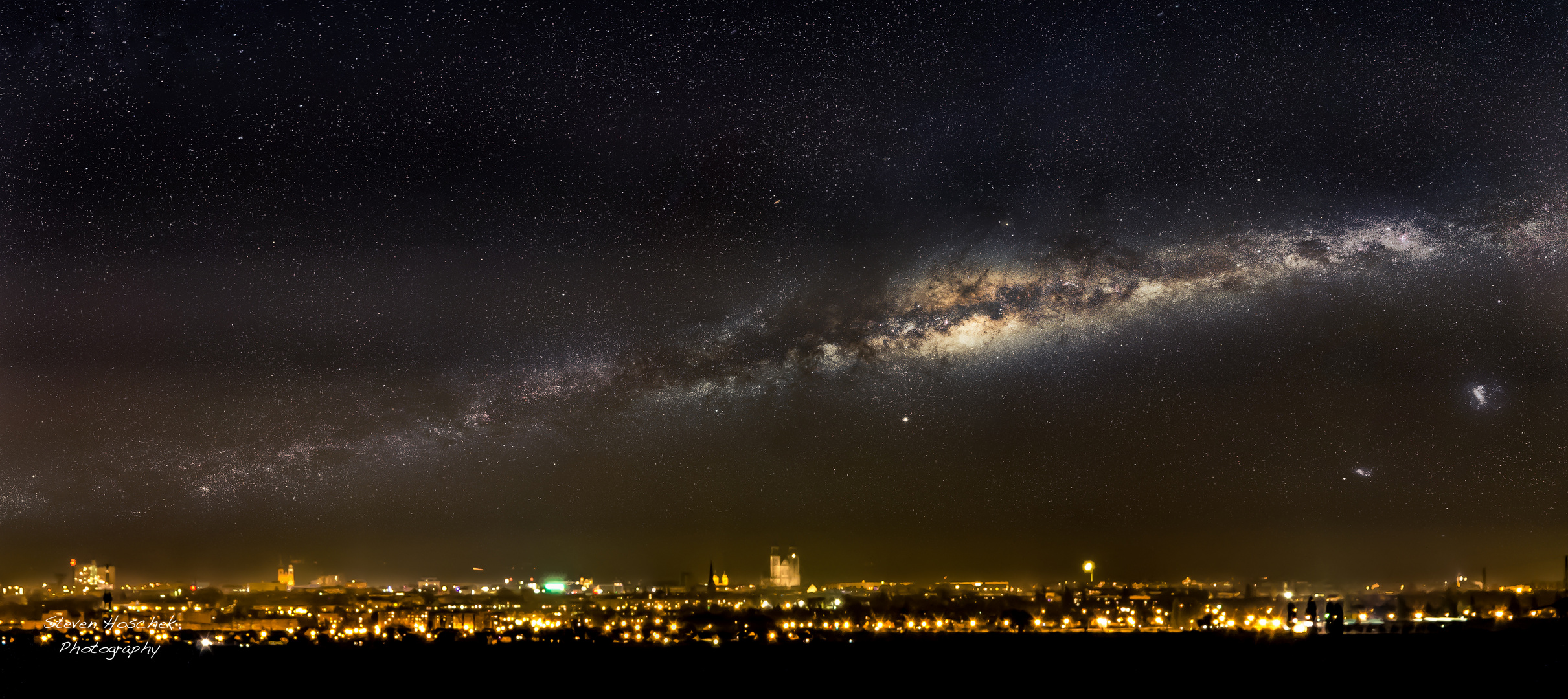 Milky Way over Magdeburg