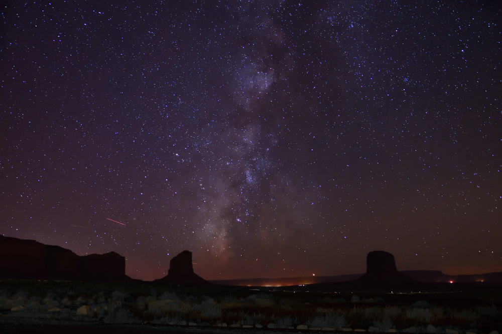 Milky Way over Monument Valley