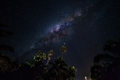 milky way over Moorea