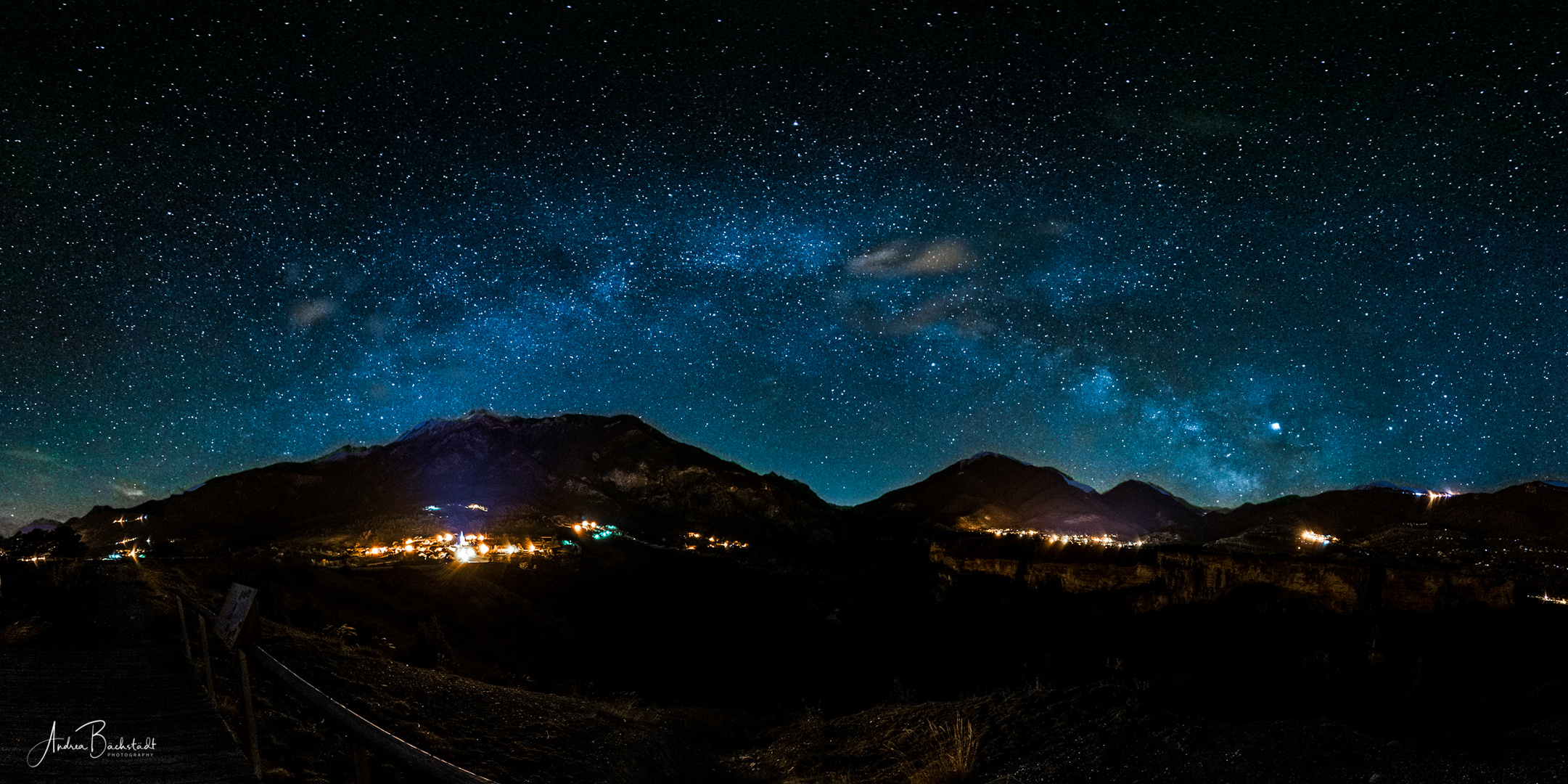 Milky Way over Rue des Masques