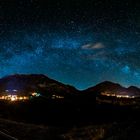 Milky Way over Rue des Masques