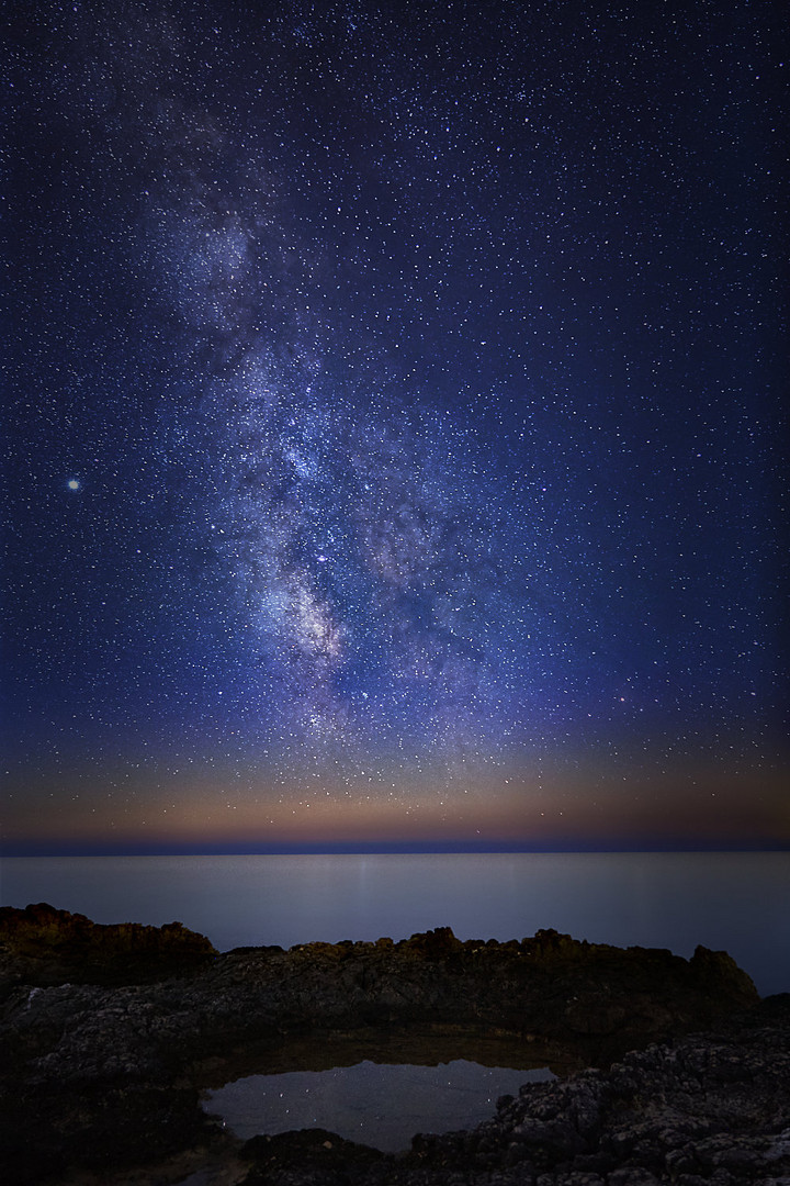 Milky Way over the Adria 2020