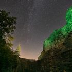 Milky way to the old castle ruin 3