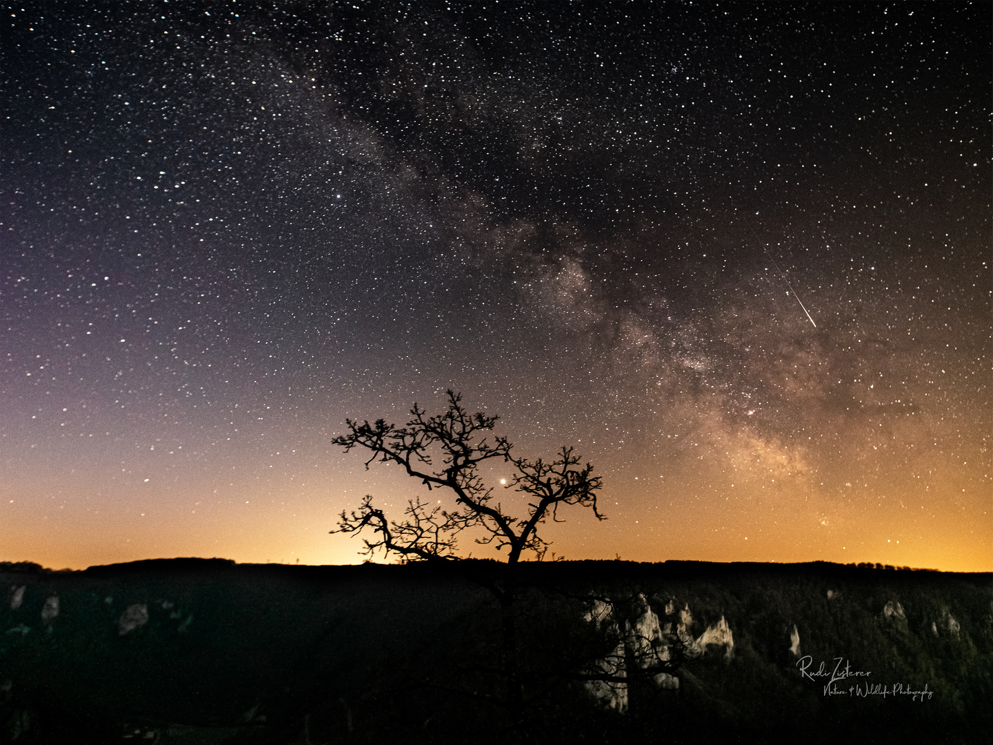 Milky Way über dem Donautal