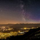 milky way über innsbruck