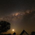 Milky Way über meinem Campingplatz in Rooiputs